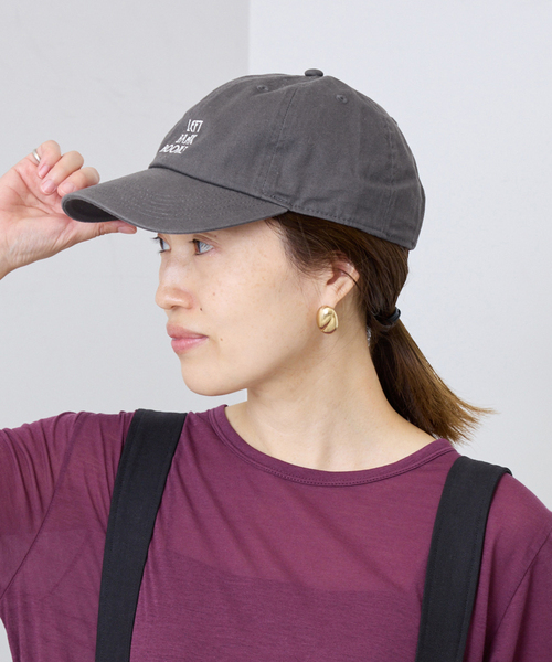 SLOBE IENA（スローブイエナ）の「Left Bank Books SLOBE別注 キャップ（キャップ・レディース・ピンク/ブルー/ライトグレー/ベージュ系その他・FREE）」の6枚目の写真