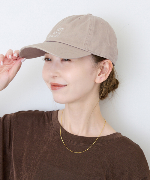 SLOBE IENA（スローブイエナ）の「Left Bank Books SLOBE別注 キャップ（キャップ・レディース・ピンク/ブルー/ライトグレー/ベージュ系その他・FREE）」の12枚目の写真