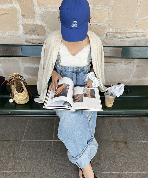 SLOBE IENA（スローブイエナ）の「Left Bank Books SLOBE別注 キャップ（キャップ・レディース・ピンク/ブルー/ライトグレー/ベージュ系その他・FREE）」の18枚目の写真