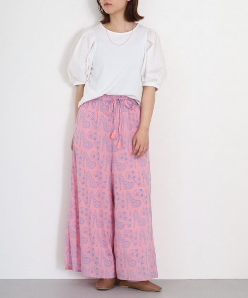 KILKI（キルキー）の「kilki 　ワイドイージーパンツ　シューズ（その他パンツ・レディース・ブルー系/ピンク系・FREE）」の12枚目の写真