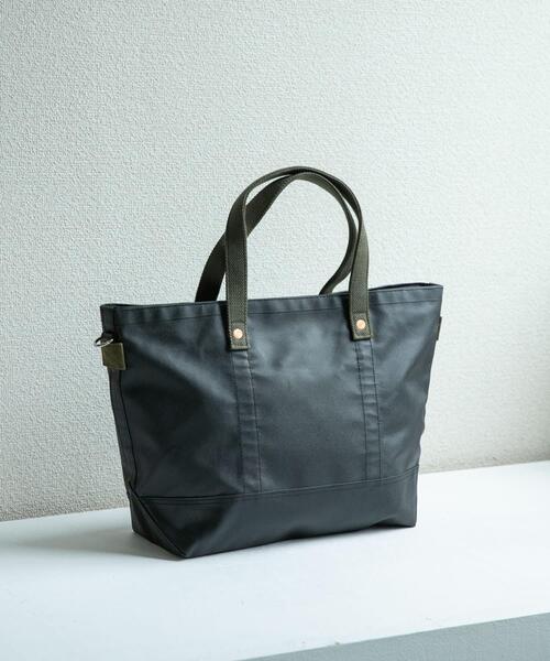 POLeR（ポーラー）の「POLER　WASABI&POLER Durable Tent Tote S（トートバッグ・メンズ・ブラック・ONE SIZE）」の2枚目の写真