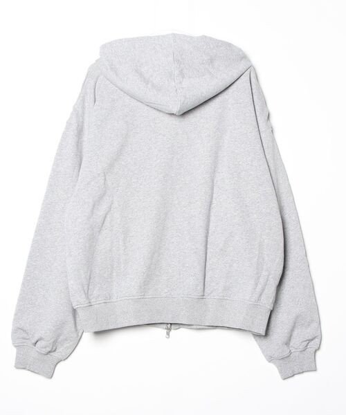 My sugar Babe（マイシュガーベイブ）の「reversible zip hoodie（スウェット・メンズ・グレー系/ネイビー系・LARGE/MEDIUM）」の3枚目の写真