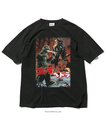 ゴジラ × ホームゲーム【HOMEGAME】半袖Tシャツ 1971 ゴジラ対ヘドラ TEE