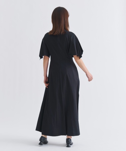 AKIRANAKA(アキラナカ)の「【AKIRANAKA/アキラナカ】Tamara drape sleeve dress BK(ワンピース・レディース・ブラック・1)」の5枚目の写真