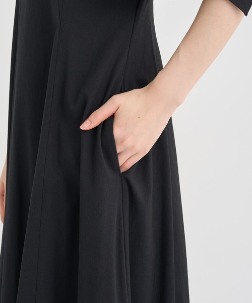 AKIRANAKA(アキラナカ)の「【AKIRANAKA/アキラナカ】Tamara drape sleeve dress BK(ワンピース・レディース・ブラック・1)」の9枚目の写真