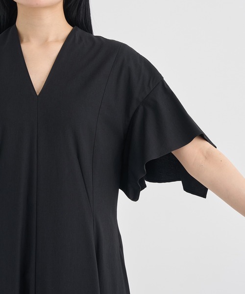 AKIRANAKA(アキラナカ)の「【AKIRANAKA/アキラナカ】Tamara drape sleeve dress BK(ワンピース・レディース・ブラック・1)」の10枚目の写真