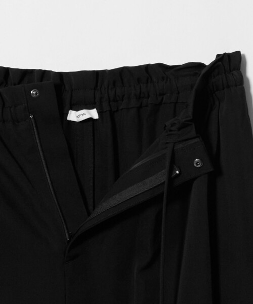 ATON(エイトン)の「<ATON>ワイド テーパードパンツ(その他パンツ・レディース・ブラック/ダークブラウン・01(36)/02(38))」の11枚目の写真