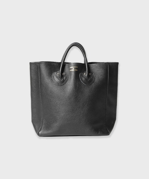 YOUNG&OLSEN The DRYGOODS STORE(ヤングアンドオルセン)の「YOUNG & OLSEN/ EMBOSSED LEATHER TOTE M / Y02501-GD003 秋服 冬服(トートバッグ・レディース・ブラック/ブラウン・FREE)」の1枚目の写真