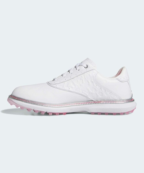 adidas(アディダス)の「MC70 スパイクレス ゴルフ / MC70 SPIKELESS GOLF【adidas Golf/アディダスゴルフ】(スニーカー・レディース・ホワイト×シルバー・22.5cm/23.5cm/24.5cm/25.5cm/23.0cm/24.0cm/25.0cm/26.0cm/22.0cm)」の6枚目の写真