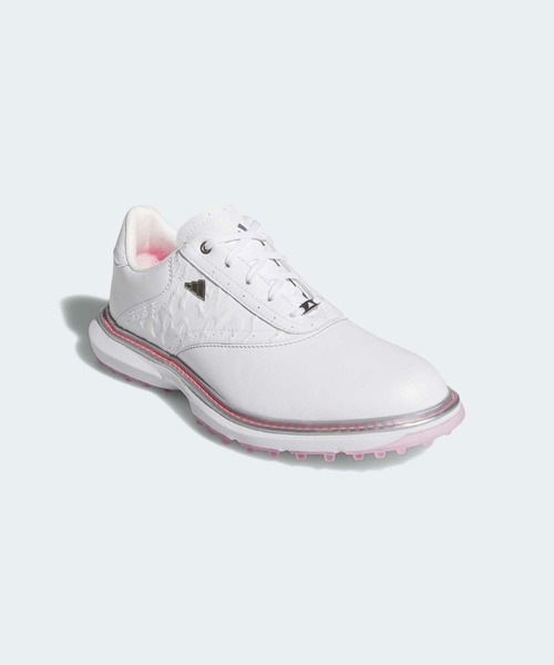 adidas(アディダス)の「MC70 スパイクレス ゴルフ / MC70 SPIKELESS GOLF【adidas Golf/アディダスゴルフ】(スニーカー・レディース・ホワイト×シルバー・22.5cm/23.5cm/24.5cm/25.5cm/23.0cm/24.0cm/25.0cm/26.0cm/22.0cm)」の4枚目の写真