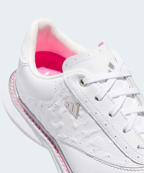 adidas(アディダス)の「MC70 スパイクレス ゴルフ / MC70 SPIKELESS GOLF【adidas Golf/アディダスゴルフ】(スニーカー・レディース・ホワイト×シルバー・22.5cm/23.5cm/24.5cm/25.5cm/23.0cm/24.0cm/25.0cm/26.0cm/22.0cm)」の7枚目の写真