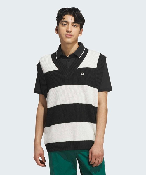 adidas(アディダス)の「オリジナルス オーバーサイズ ベスト【adidas Golf/アディダスゴルフ】(ベスト・メンズ・ブラック・SMALL/MEDIUM/LARGE/X-LARGE/XX-LARGE/3XL)」の3枚目の写真