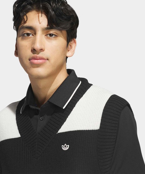 adidas(アディダス)の「オリジナルス オーバーサイズ ベスト【adidas Golf/アディダスゴルフ】(ベスト・メンズ・ブラック・SMALL/MEDIUM/LARGE/X-LARGE/XX-LARGE/3XL)」の5枚目の写真