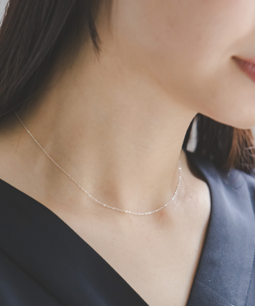 norme(ノーム)の「《追加》norme/ノーム tag chain necklace(シルバー)(ネックレス・レディース・シルバー・FREE)」の2枚目の写真