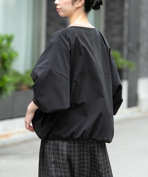 EKAL(エカル)の「『速乾/通気性』DOT AIR CARDIGAN(カーディガン/ボレロ・レディース・ネイビー/グレー/ブラック・ONE)」の6枚目の写真