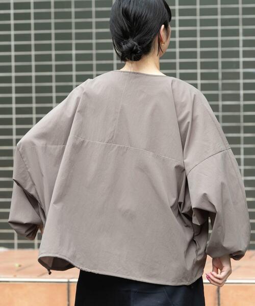 EKAL(エカル)の「『速乾/通気性』DOT AIR CARDIGAN(カーディガン/ボレロ・レディース・ネイビー/グレー/ブラック・ONE)」の15枚目の写真