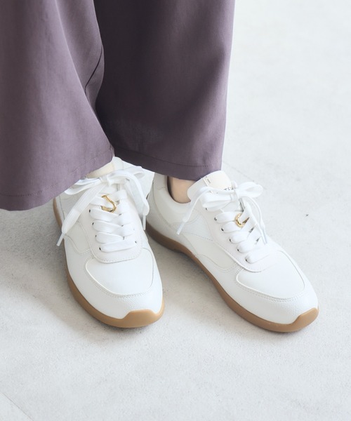 JETEE(ジュテ)の「【JETEE】Dカン付きローカットスニーカー(スニーカー・レディース・ホワイト/ブラック・MEDIUM/LARGE)」の21枚目の写真