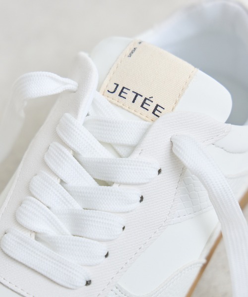 JETEE(ジュテ)の「【JETEE】Dカン付きローカットスニーカー(スニーカー・レディース・ホワイト/ブラック・MEDIUM/LARGE)」の15枚目の写真