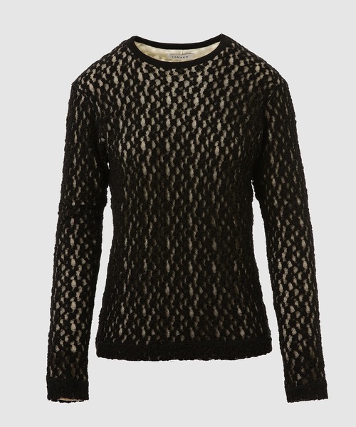 TANAKA(タナカ)の「LONG SLEEVE TEE(Tシャツ/カットソー・レディース・ブラック・M/S)」の1枚目の写真