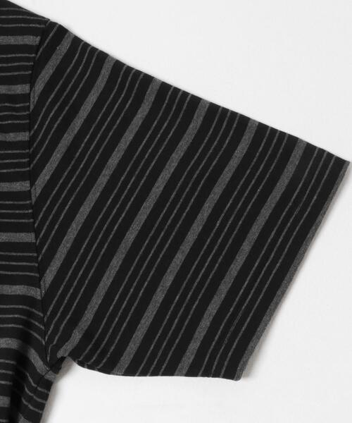 URBAN RESEARCH(アーバンリサーチ)の「ES.U BORDER SS T-SHIRTS(Tシャツ/カットソー・メンズ・ブラック系その他/グレー系その他・MEDIUM/LARGE/X-LARGE)」の4枚目の写真
