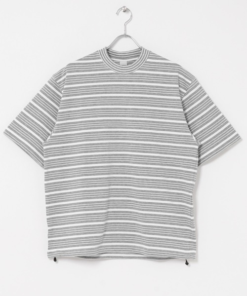 URBAN RESEARCH(アーバンリサーチ)の「ES.U BORDER SS T-SHIRTS(Tシャツ/カットソー・メンズ・ブラック系その他/グレー系その他・MEDIUM/LARGE/X-LARGE)」の2枚目の写真