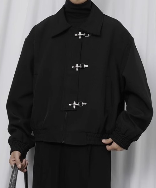 B.R.U（ブル）の「ファイヤーマンバックルブルゾン（ブルゾン・メンズ・ブラック・LARGE/MEDIUM）」の3枚目の写真