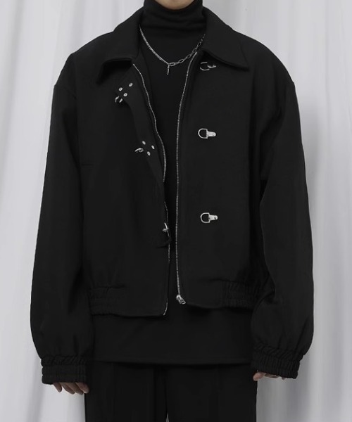 B.R.U（ブル）の「ファイヤーマンバックルブルゾン（ブルゾン・メンズ・ブラック・LARGE/MEDIUM）」の5枚目の写真