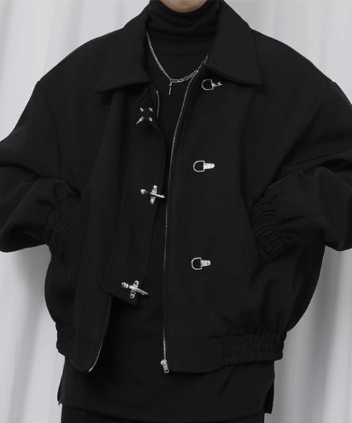 B.R.U（ブル）の「ファイヤーマンバックルブルゾン（ブルゾン・メンズ・ブラック・LARGE/MEDIUM）」の6枚目の写真