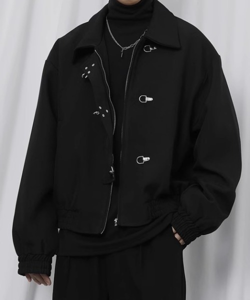 B.R.U（ブル）の「ファイヤーマンバックルブルゾン（ブルゾン・メンズ・ブラック・LARGE/MEDIUM）」の2枚目の写真