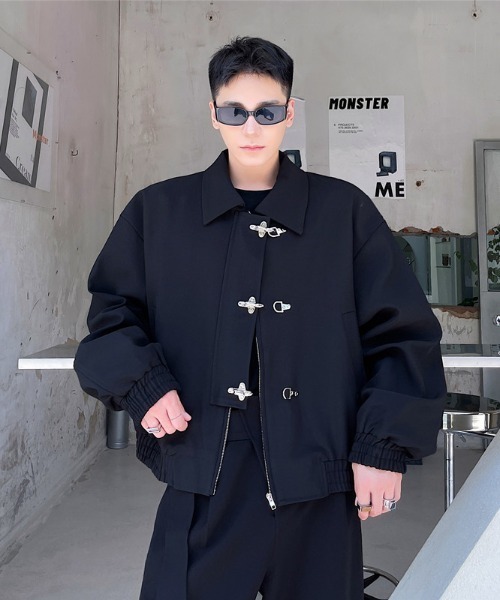 B.R.U（ブル）の「ファイヤーマンバックルブルゾン（ブルゾン・メンズ・ブラック・LARGE/MEDIUM）」の8枚目の写真