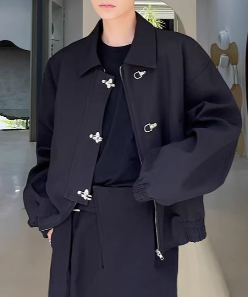 B.R.U（ブル）の「ファイヤーマンバックルブルゾン（ブルゾン・メンズ・ブラック・LARGE/MEDIUM）」の11枚目の写真