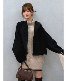 LAGUNAMOON | 【WEB限定カラーあり】ボアブルゾン(ブルゾン)