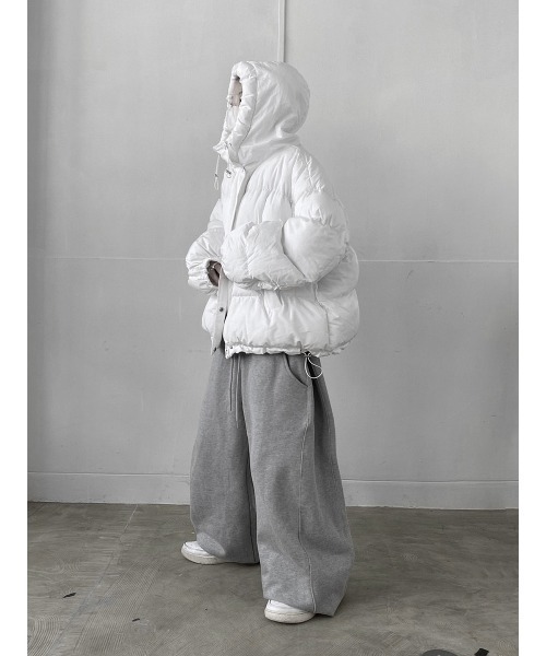 YACA（ヤーカ）の「wide down jacket/ワイドダウンジャケット（ダウンジャケット/コート・レディース・ホワイト・FREE）」の6枚目の写真