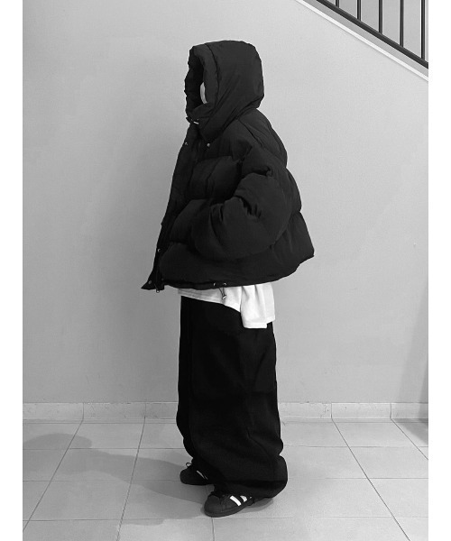 YACA（ヤーカ）の「wide down jacket/ワイドダウンジャケット（ダウンジャケット/コート・レディース・ホワイト・FREE）」の11枚目の写真