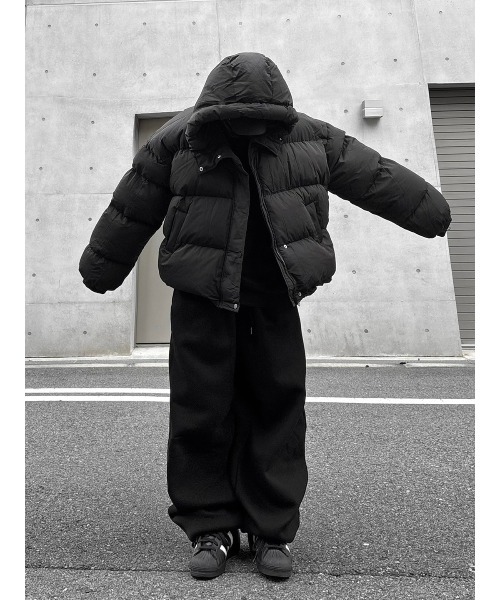 YACA（ヤーカ）の「wide down jacket/ワイドダウンジャケット（ダウンジャケット/コート・レディース・ホワイト・FREE）」の13枚目の写真