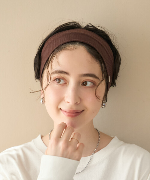 FREAK'S STORE(フリークスストア)の「ヘアバンド(ヘアバンド・レディース・ブラック/ブラウン/グレー・ONE SIZE)」の9枚目の写真