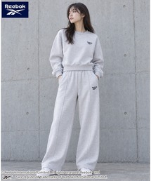 Reebok（リーボック）の「Reebok リーボック レディース裏起毛ワイドパンツ スウェット 刺繍ロゴ ピンタック（スウェットパンツ）」