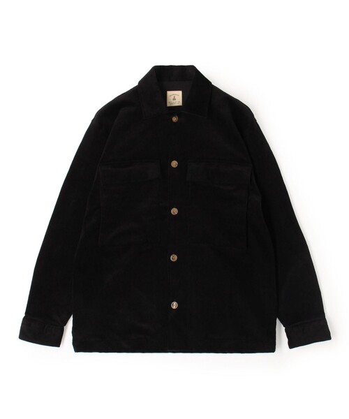 GUY ROVER（ギローバー）の「【別注】GUY ROVER ストレッチコーデュロイ シャツブルゾン（ブルゾン・メンズ・ボルドー/ブラック/ホワイト・L/S/M）」の3枚目の写真