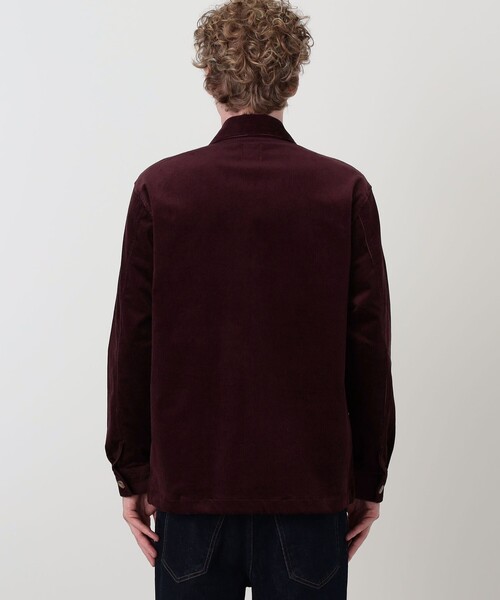 GUY ROVER（ギローバー）の「【別注】GUY ROVER ストレッチコーデュロイ シャツブルゾン（ブルゾン・メンズ・ボルドー/ブラック/ホワイト・L/S/M）」の8枚目の写真