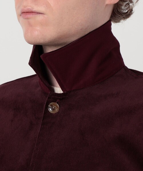 GUY ROVER（ギローバー）の「【別注】GUY ROVER ストレッチコーデュロイ シャツブルゾン（ブルゾン・メンズ・ボルドー/ブラック/ホワイト・L/S/M）」の11枚目の写真