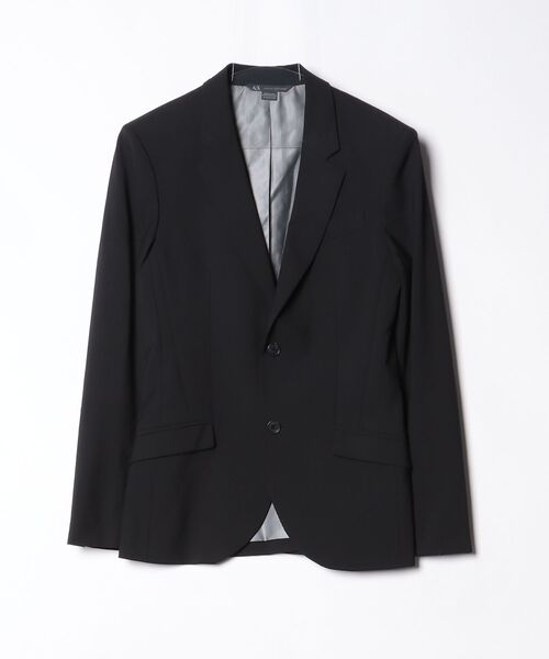 ARMANI EXCHANGE テーラードジャケット ブラック XL ブランド古着】テーラードジャケット（テーラードジャケット）｜ARMANI