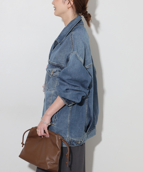 Levi's(リーバイス)の「【LEVI’S/リーバイス】XL WOMENS TRUCKER(デニムジャケット・レディース・ブルー・SMALL)」の9枚目の写真