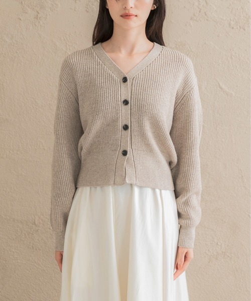 URBAN RESEARCH ROSSO WOMEN(アーバンリサーチ ロッソ)の「『WEB限定』ラメニットカーディガン+スカートセット(カーディガン/ボレロ・レディース・ブラック系その他/ベージュ系その他・FREE)」の11枚目の写真