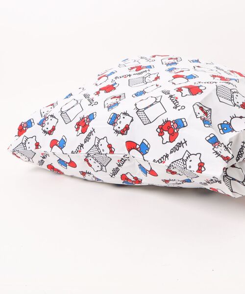 sanrio(サンリオ)の「〈SANRIO/サンリオ〉ハローキティ My name is… コンパクトエコバッグナスカン付 EKB7(エコバッグ/サブバッグ・レディース・ホワイト・ONE SIZE)」の9枚目の写真
