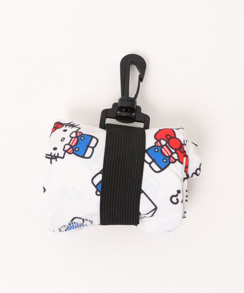 sanrio(サンリオ)の「〈SANRIO/サンリオ〉ハローキティ My name is… コンパクトエコバッグナスカン付 EKB7(エコバッグ/サブバッグ・レディース・ホワイト・ONE SIZE)」の8枚目の写真