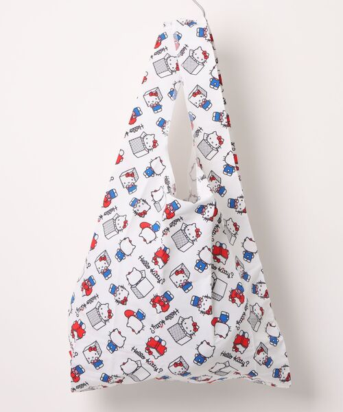 sanrio(サンリオ)の「〈SANRIO/サンリオ〉ハローキティ My name is… コンパクトエコバッグナスカン付 EKB7(エコバッグ/サブバッグ・レディース・ホワイト・ONE SIZE)」の11枚目の写真