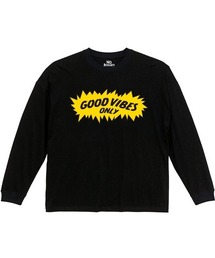 NOBOUND(ノーバウンド) 長袖Tシャツ ロゴ プリント ボックスシルエット トップス カットソー メンズ ユニセックス ストリート