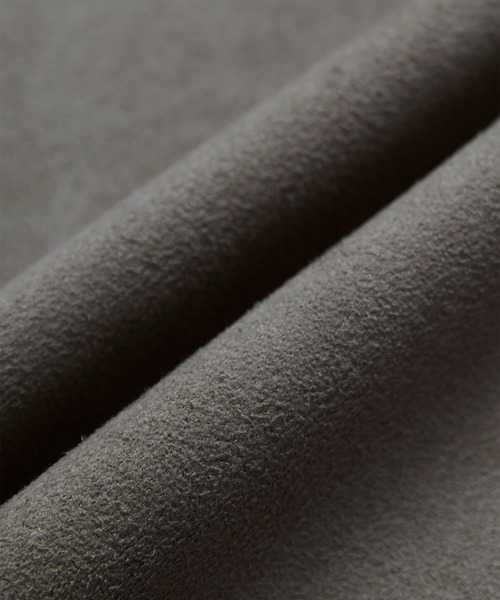 SEAGREEN（シーグリーン）の「SEAGREEN(シーグリーン) ECO SUEDE TRACKER JACKET エコスエードトラッカージャケット（ブルゾン・メンズ・ブラック/グレイッシュベージュ・3/4/2）」の5枚目の写真