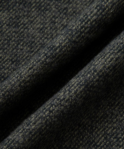 SEAGREEN（シーグリーン）の「SEAGREEN(シーグリーン) ECO SUEDE TRACKER JACKET エコスエードトラッカージャケット（ブルゾン・メンズ・ブラック/グレイッシュベージュ・3/4/2）」の6枚目の写真
