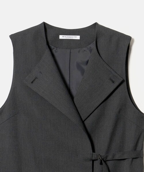 BEAUTY&YOUTH UNITED ARROWS(ビューティーアンドユースユナイテッドアローズ)の「ベルト 2WAY ワンピース 防シワ(ワンピース・レディース・ダークグレー/モカ・S/XS/M)」の15枚目の写真